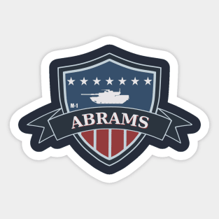 M1 Abrams Tank Sticker